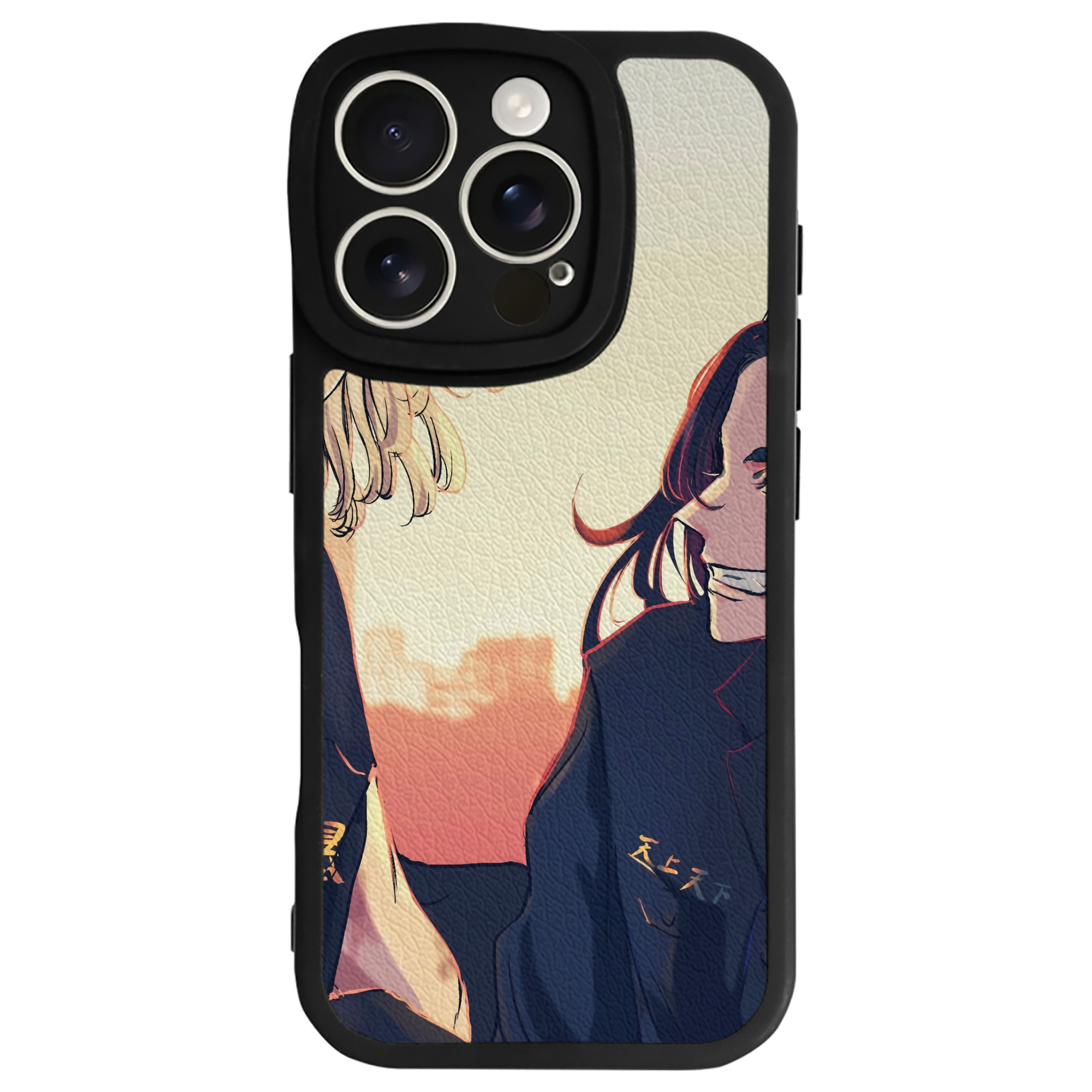 （画像用） 東京リベンジャーズ Tokyo Revengers 【iPhone 16シリーズ対応】シリコンスマホケース（レザー調） 材質：シリコン